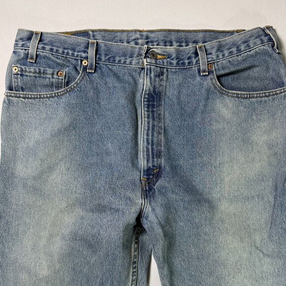 Levi's 505 Vintage Men's Jeans 40x34 Regular Fit Straight Leg Medium Wash - Picture 4 of 14